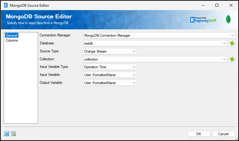 MongoDB Source Change Stream